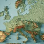 Topographic Map of Europe Turns Hills Into Punchlines topographic map of Europe