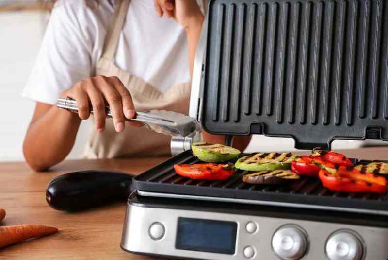electric grill for a small outdoor kitchen
